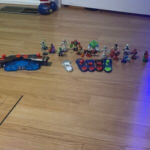 Action Figure Playset with Vehicles